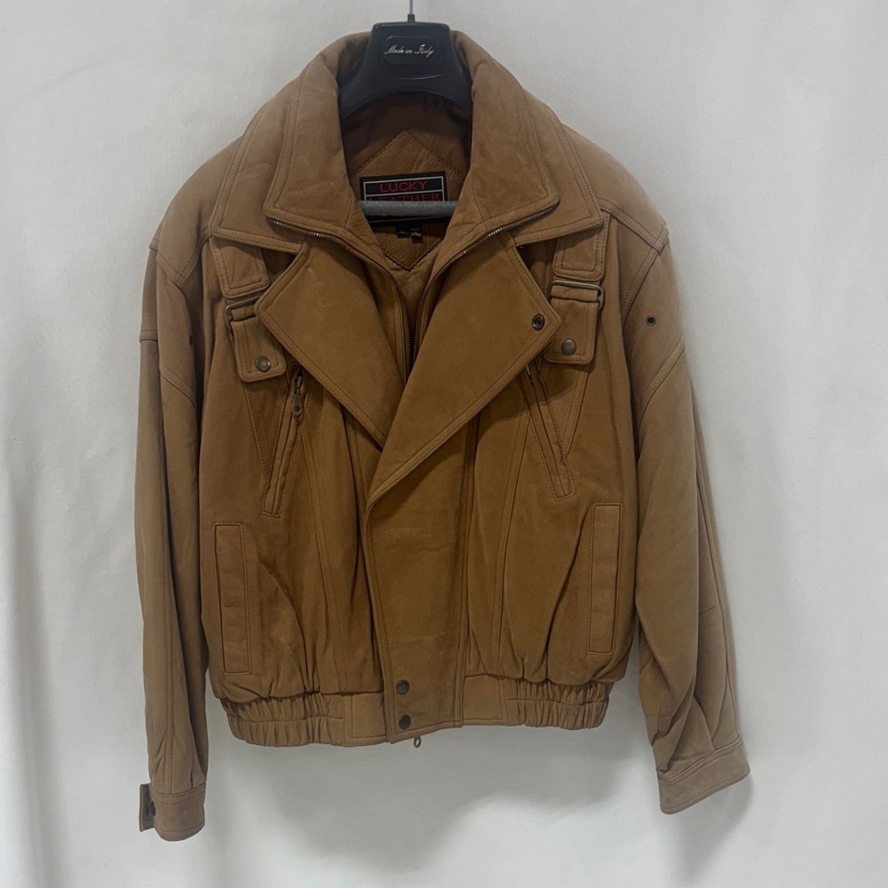Lucky Brand Tan Bomber Jacket